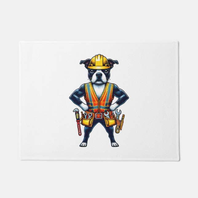 Bostie Astronaut Doormat (Front)