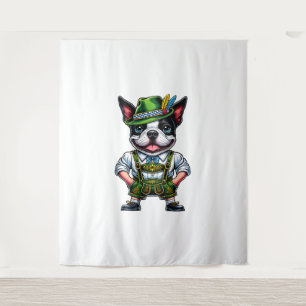 Bostie In Costume Tapestry