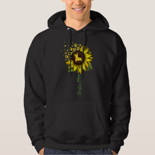 Bostie Mum Sunflower Boston Terrier   Dog Mum Mama Hoodie