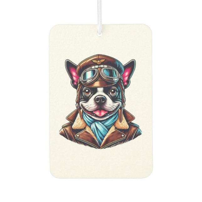 Bostie Pilot Design Car Air Freshener (Front)