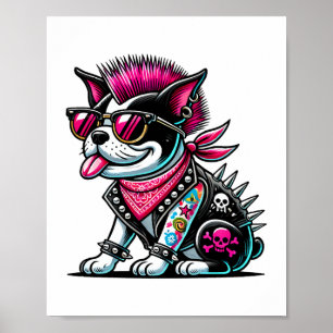 Bostie Punk Design Poster