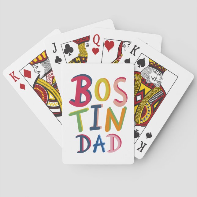 Bostin Dad Black Country Playing Cards (Back)