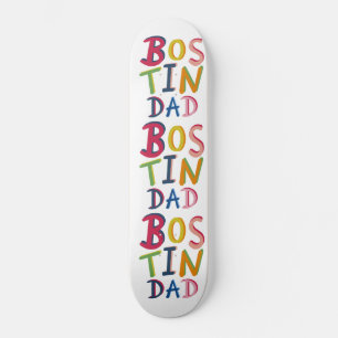Bostin Dad Black Country Words Skateboard