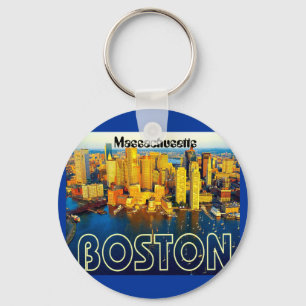 boston 2, Massachusetts Key Ring