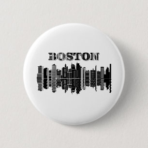 Boston 6 Cm Round Badge