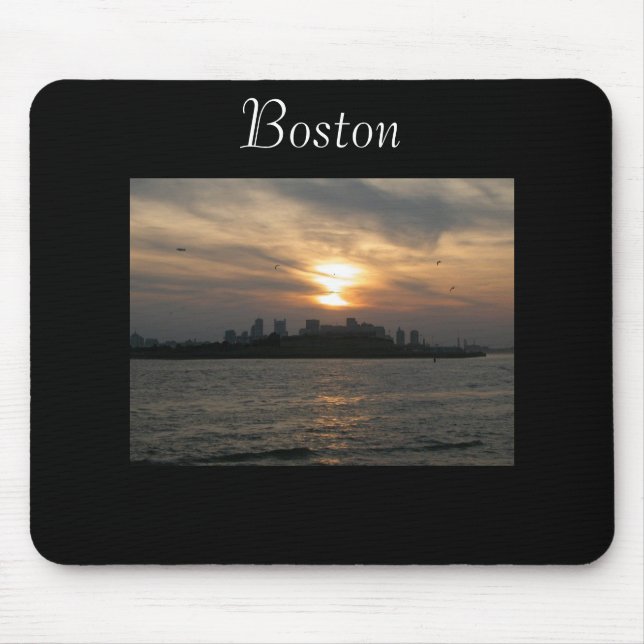 boston_a_glow, Boston Mouse Pad (Front)