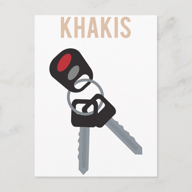 Boston Accent Car Keys Postcard (Front)