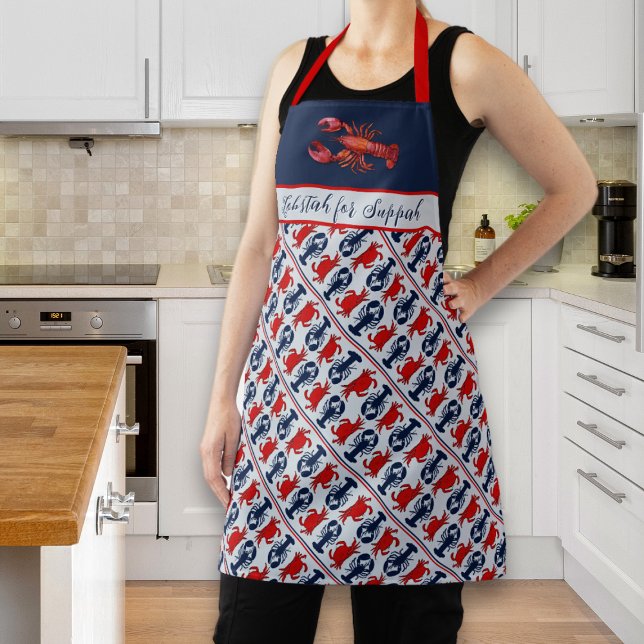 Boston Accent Lobstah for Suppah Bib Apron (Creator Uploaded)