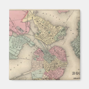 Boston and Adjacent Cities Magnet