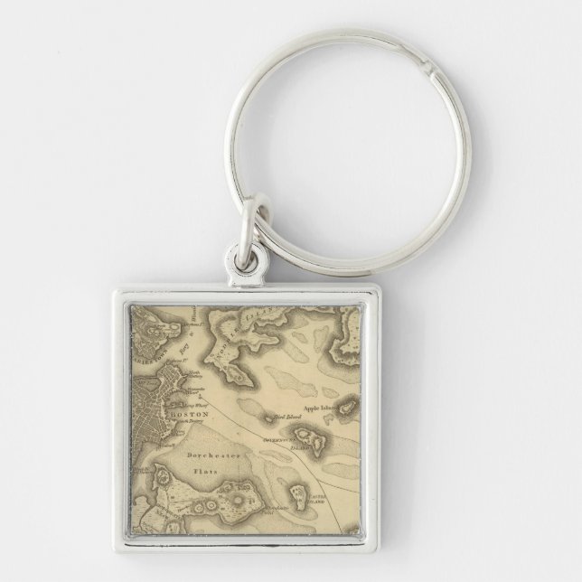 Boston and Its Environs Key Ring (Front)