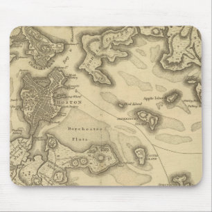 Boston and Its Environs Mouse Pad