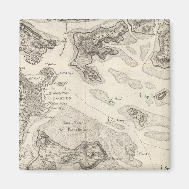 Boston and Surrounding Area Magnet (Front)