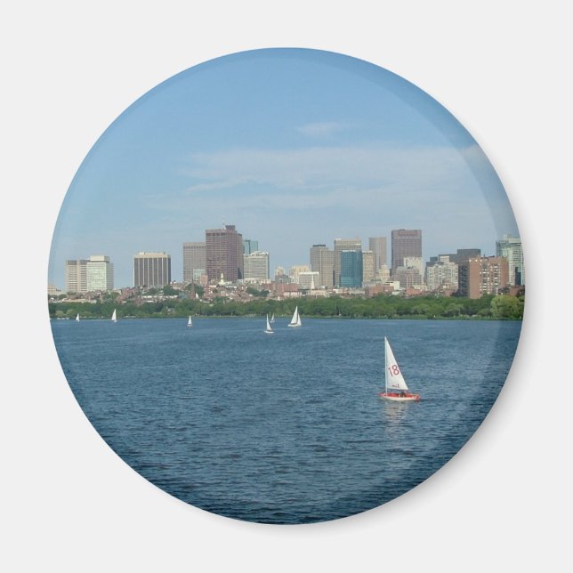 Boston and the Charles River Magnet (Front)