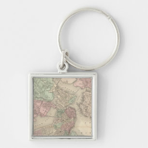 Boston and Vicinity Key Ring