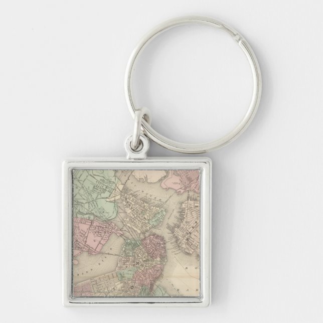 Boston and Vicinity Key Ring (Front)