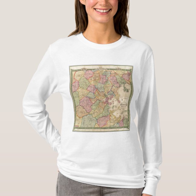 Boston and vicinity T-Shirt (Front)