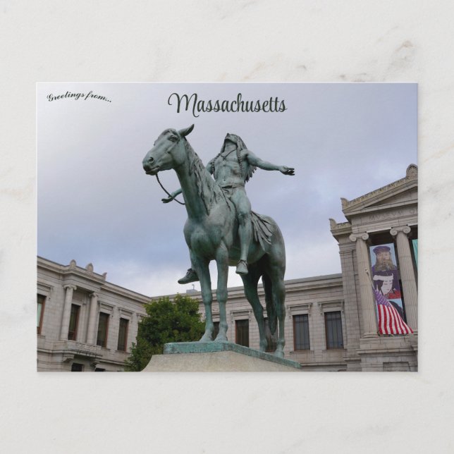 Boston Appeal to the Great Spirit Postcard (Front)