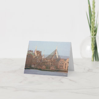 Boston art--thinking of you card