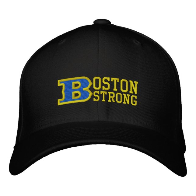 BOSTON B STRONG Embroidered Cap (Front)