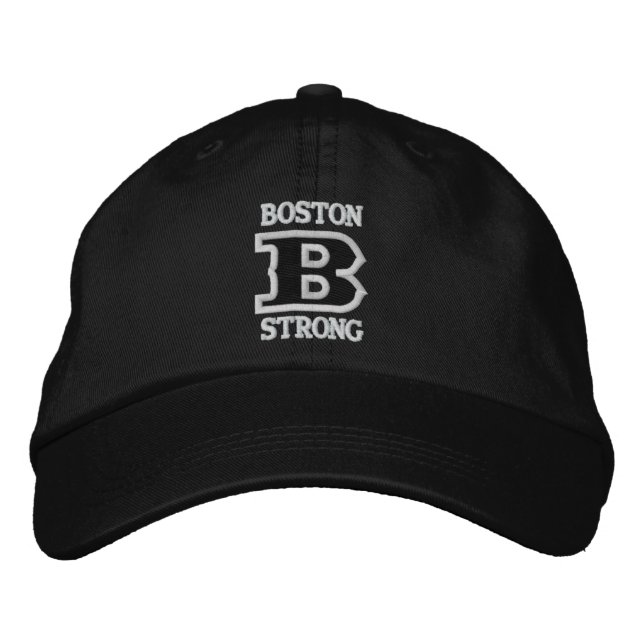BOSTON B STRONG Embroidered Cap (Front)