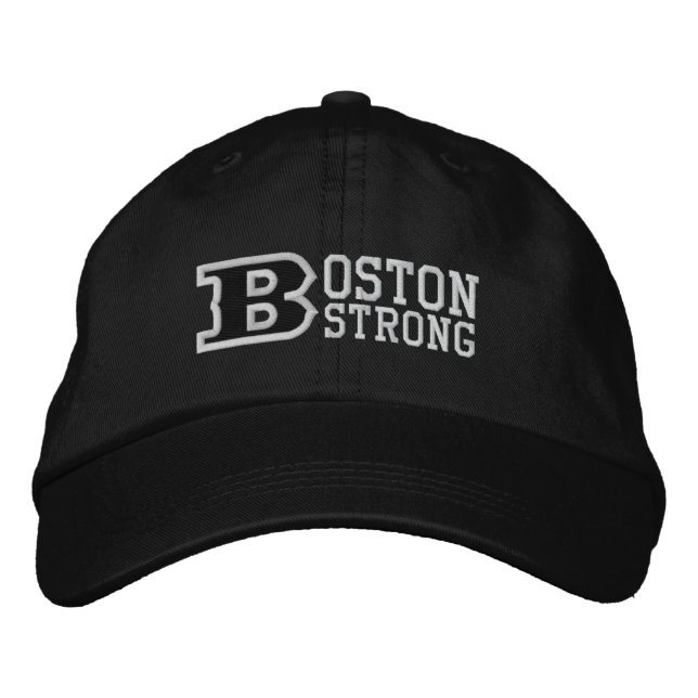 BOSTON B STRONG Embroidered Cap (Front)