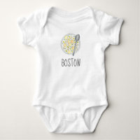 BOSTON Baby Massachusetts Clam Chowder Foodie Soup