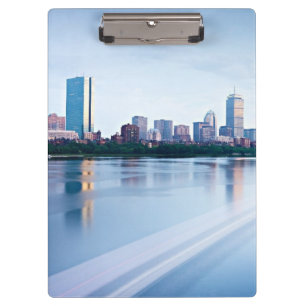 Boston Back bay across Charles River Clipboard