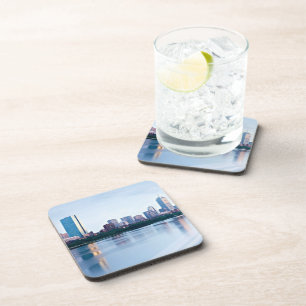 Boston Back bay across Charles River Coaster