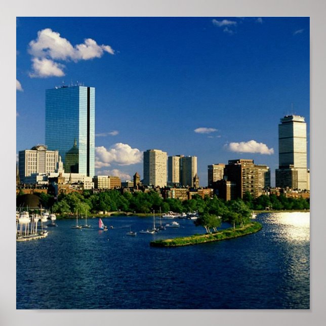 Boston Back Bay Area Poster (Front)