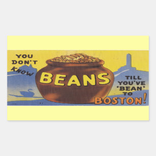 Boston Baked Beans Rectangular Sticker