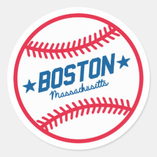 Boston Baseball Classic Round Sticker
