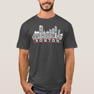 Boston Baseball Team All Time Legends Boston City T-Shirt