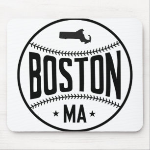 Boston Baseball Themed Mouse Pad