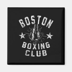Boston Boxing Club - Vintage Distressed Boxer Magnet