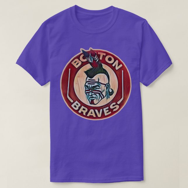 Boston Braves Hockey TShirt (Design Front)