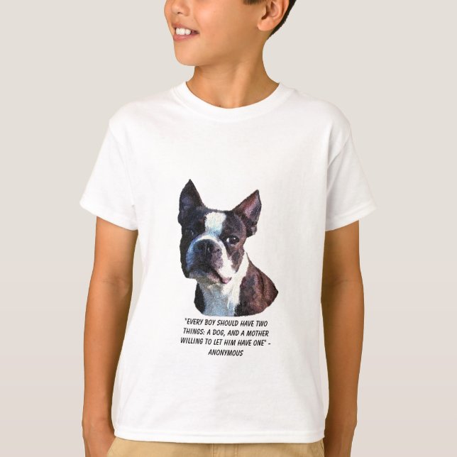 Boston Bull Terrier Shirts (Front)