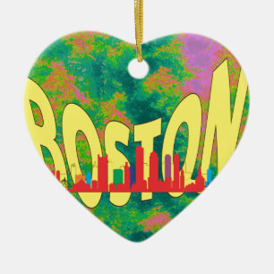 Boston Ceramic Ornament