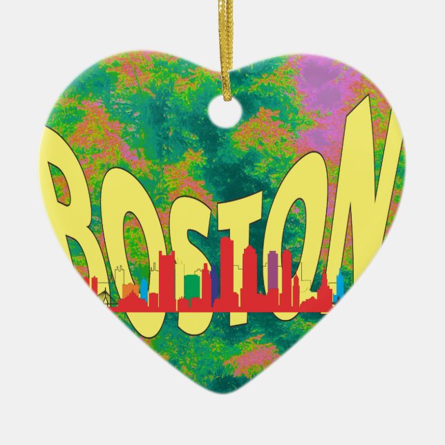 Boston Ceramic Ornament (Front)