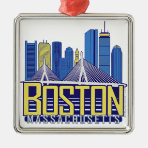 Boston City Colours Metal Ornament