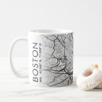 Boston City Map | Coffee Mug