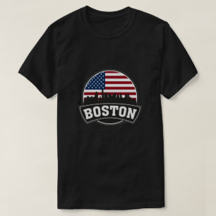 Boston City Skyline, boston ma skyline T-Shirt