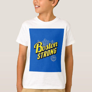 Boston City Strong Remembers on Blue T-Shirt
