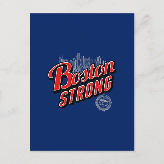 Boston City Strong Remembers Postcard (Front)