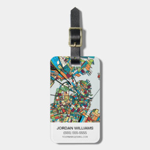 Boston City USA Luggage Tag
