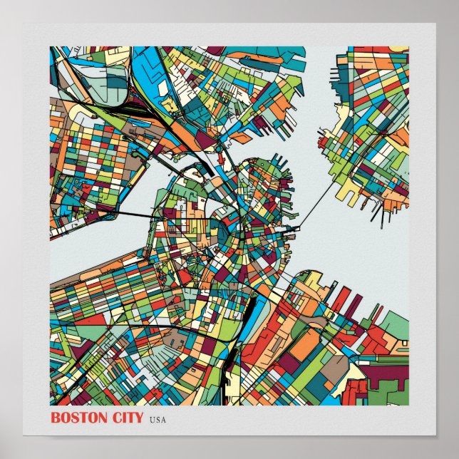 Boston City USA Poster (Front)