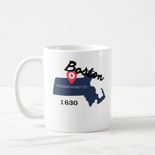 Boston coffee mug  (Left)