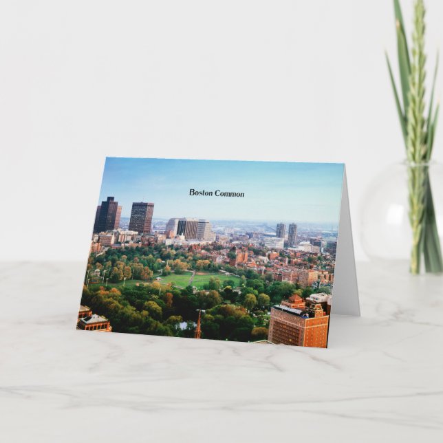 Boston Common, public park, Card (Front)