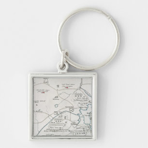 BOSTON-CONCORD MAP, 1775 KEY RING