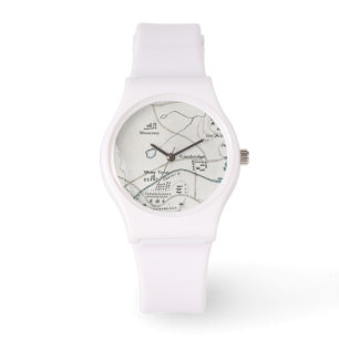 BOSTON-CONCORD MAP, 1775 WATCH