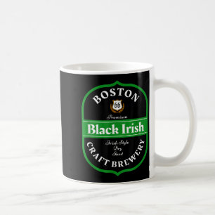 Boston Craft Brewery Boston Black Irish Stout Nove Coffee Mug